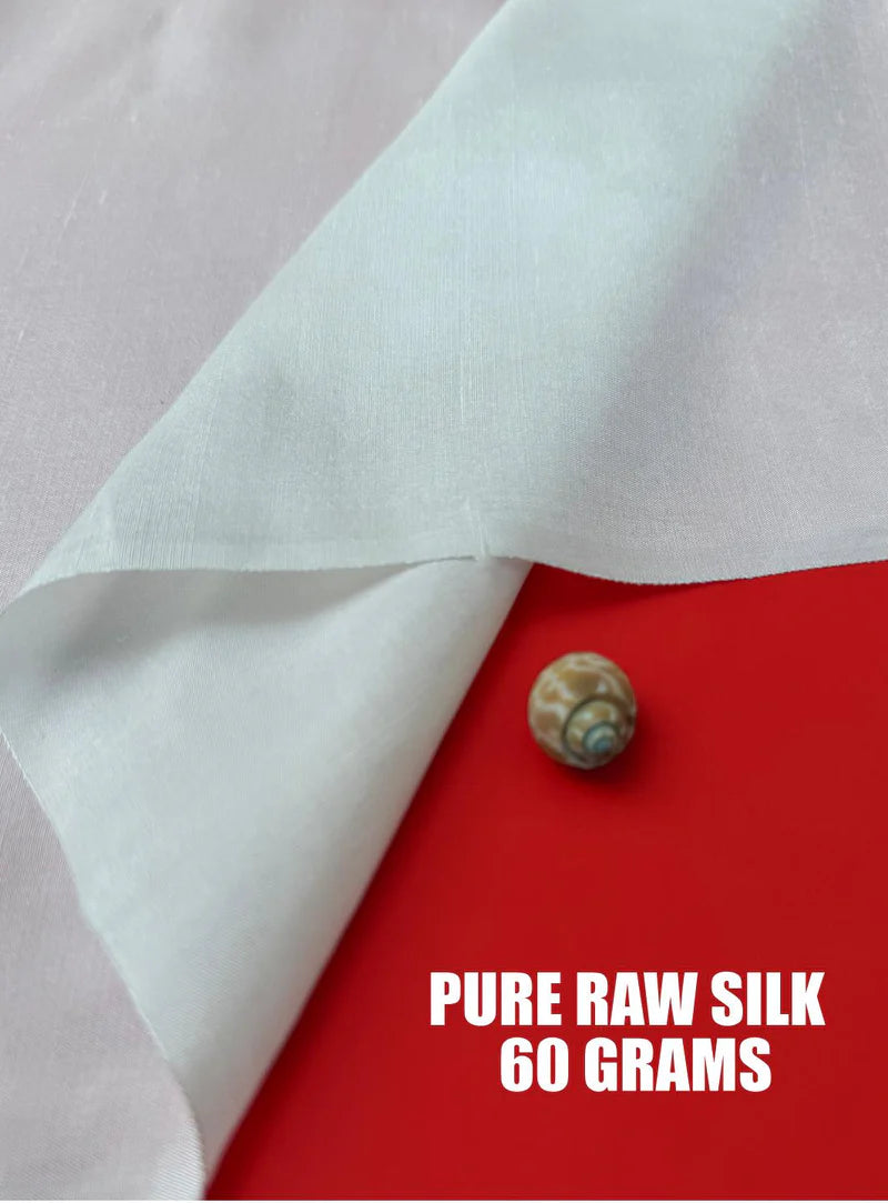 Pure Raw Silk 60 Gram Rs.2,370.00 / yd