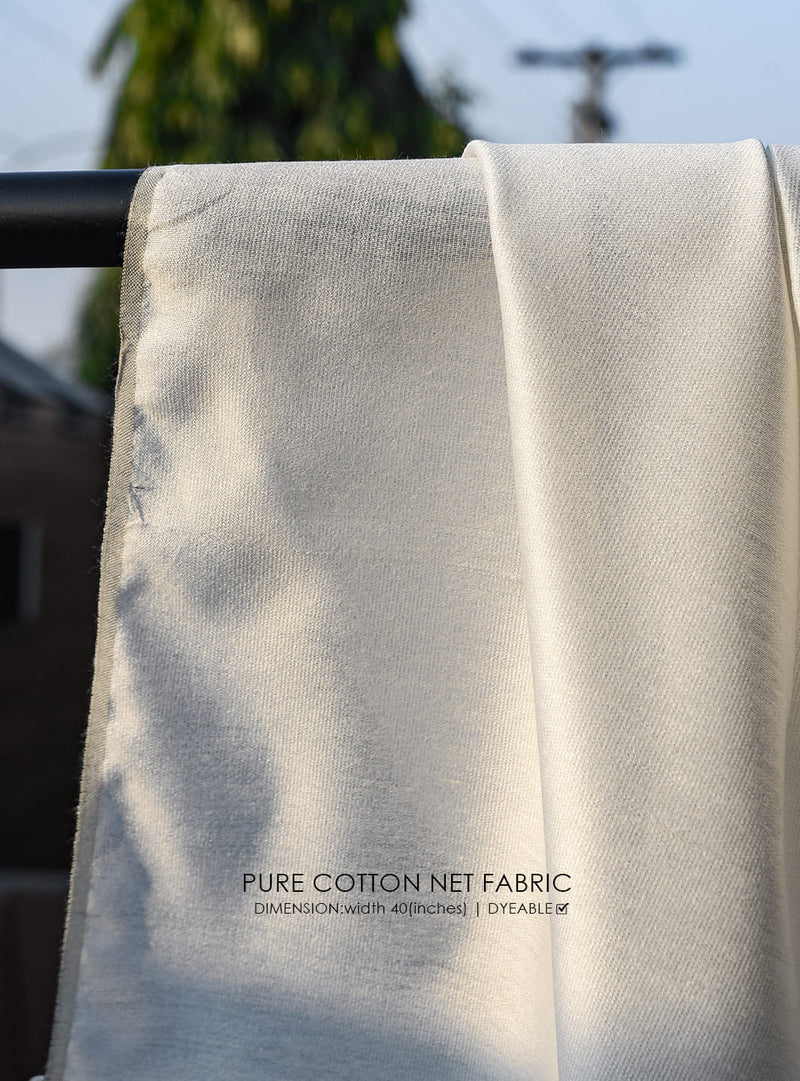 Pure Cotton Net Rs.1050 / yd